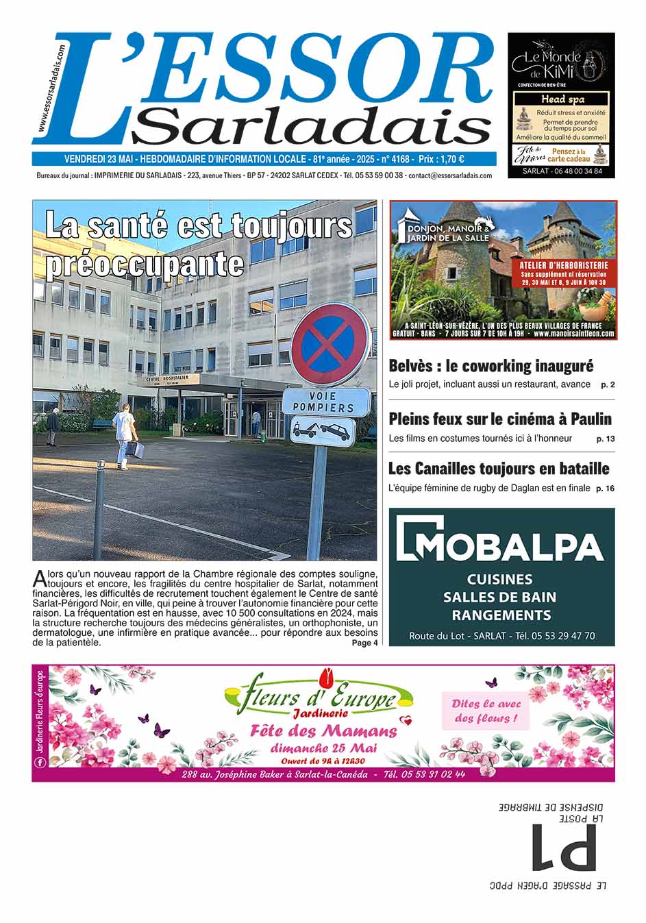 Couverture du journal en cours