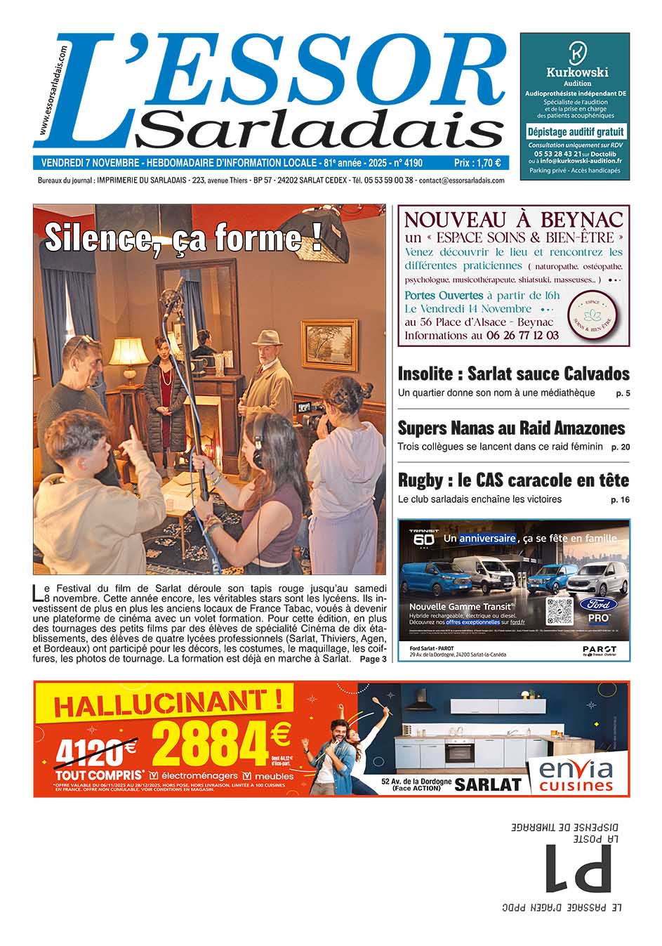 Couverture du journal en cours