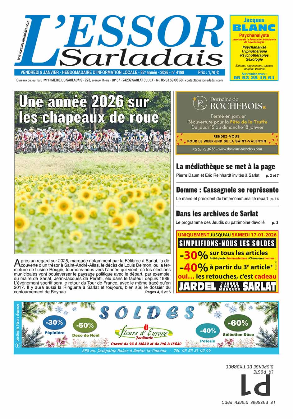 Couverture du journal en cours