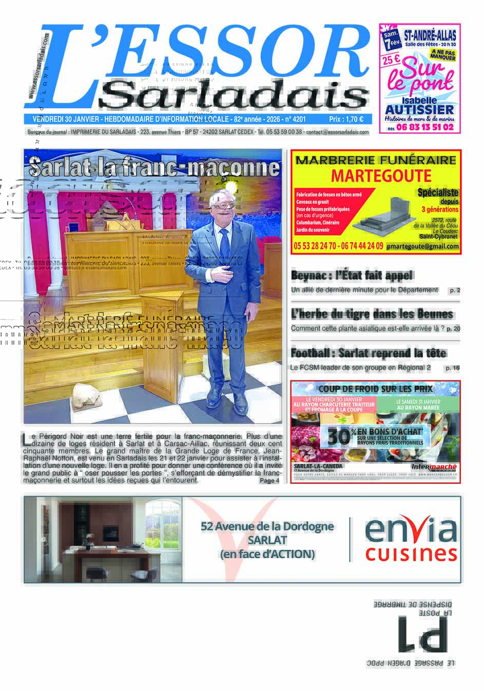 Couverture du journal en cours