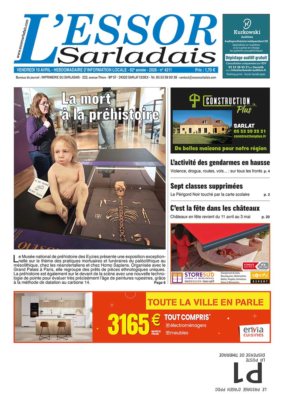 Couverture du journal en cours